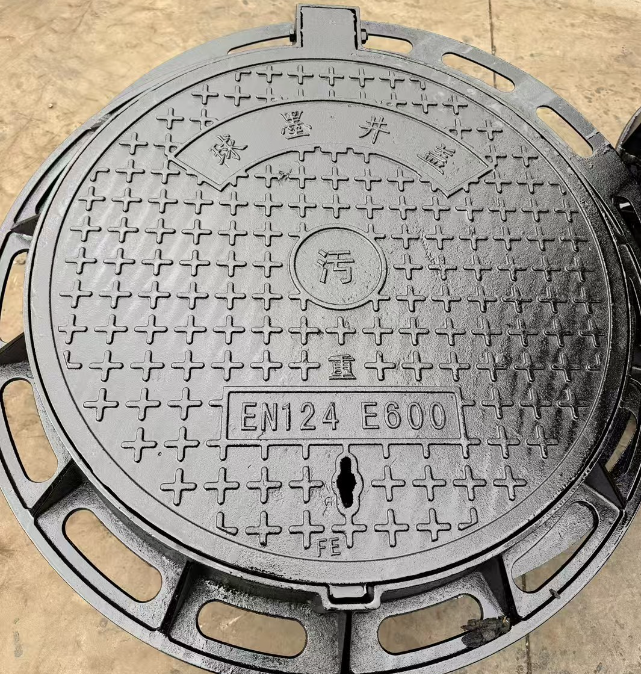 辉县球墨铸铁五防井盖展示